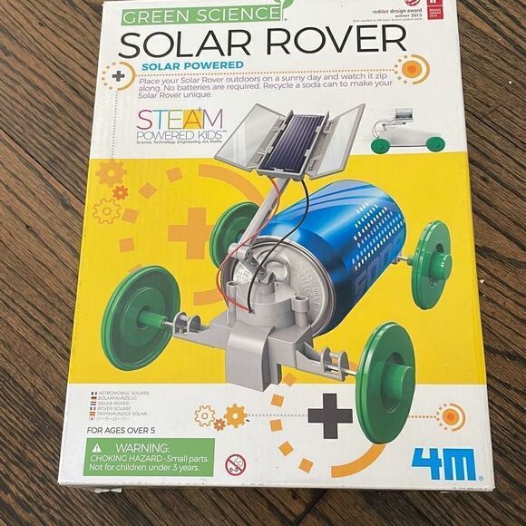 NIB Green Science Solar Rover by 4M - Picture 4 of 8